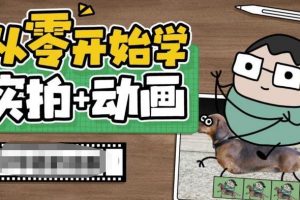 从零开始学实拍加动画，实拍加动画创意教程