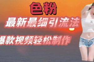 se粉最新最细引流法，七天螺旋起号法，爆款视频轻松制作【揭秘】